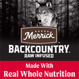 Merrick Backcountry Grain Free Dry Adult Dog Food Kibble With Freeze Dried Raw Pieces, Great Plains Red Recipe