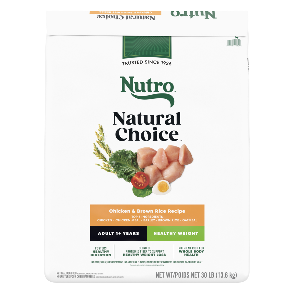 Nutro Wholesome Essentials Healthy Weight Adult Farm-Raised Chicken, Lentils & Sweet Potato Dry Dog Food