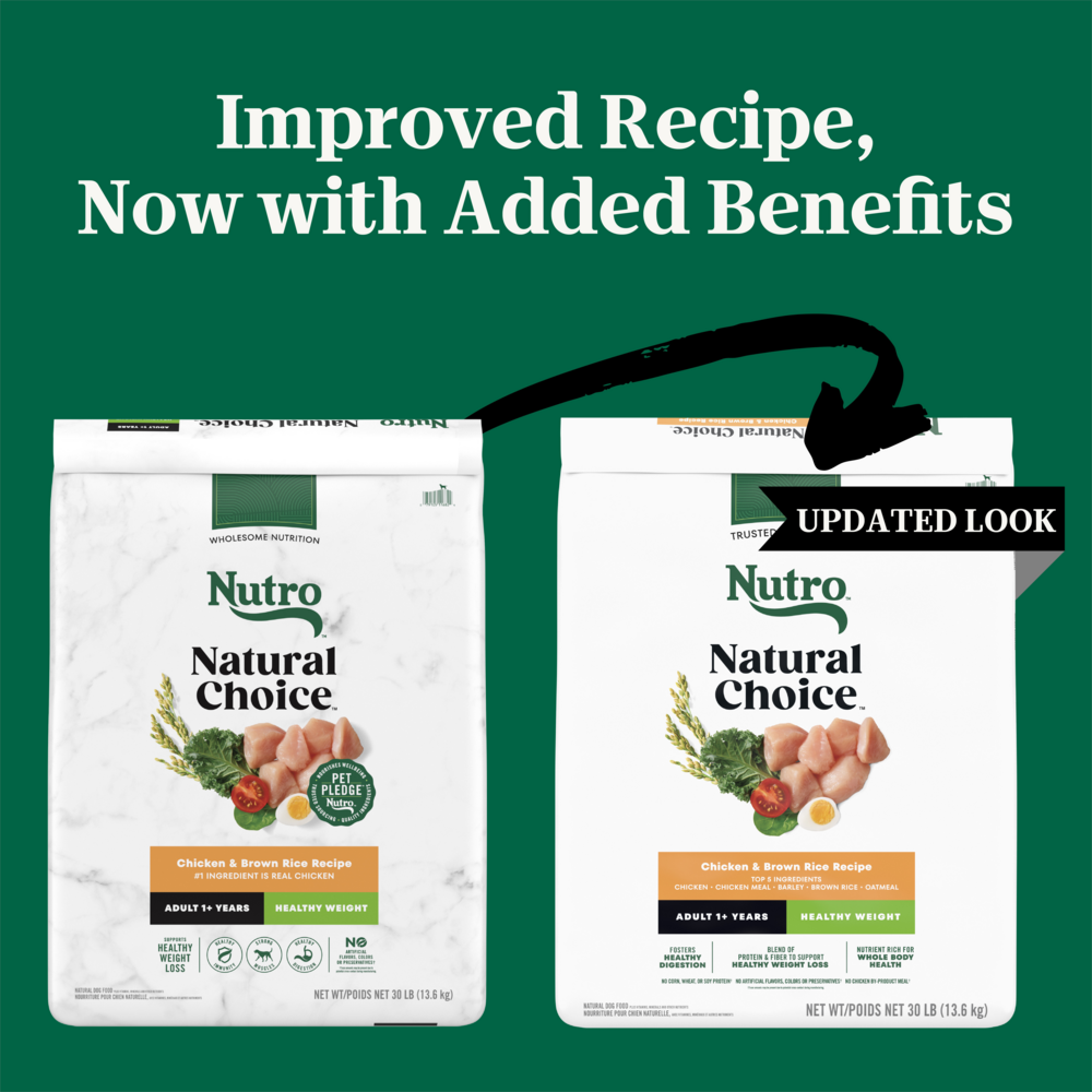 Nutro Wholesome Essentials Healthy Weight Adult Farm-Raised Chicken, Lentils & Sweet Potato Dry Dog Food