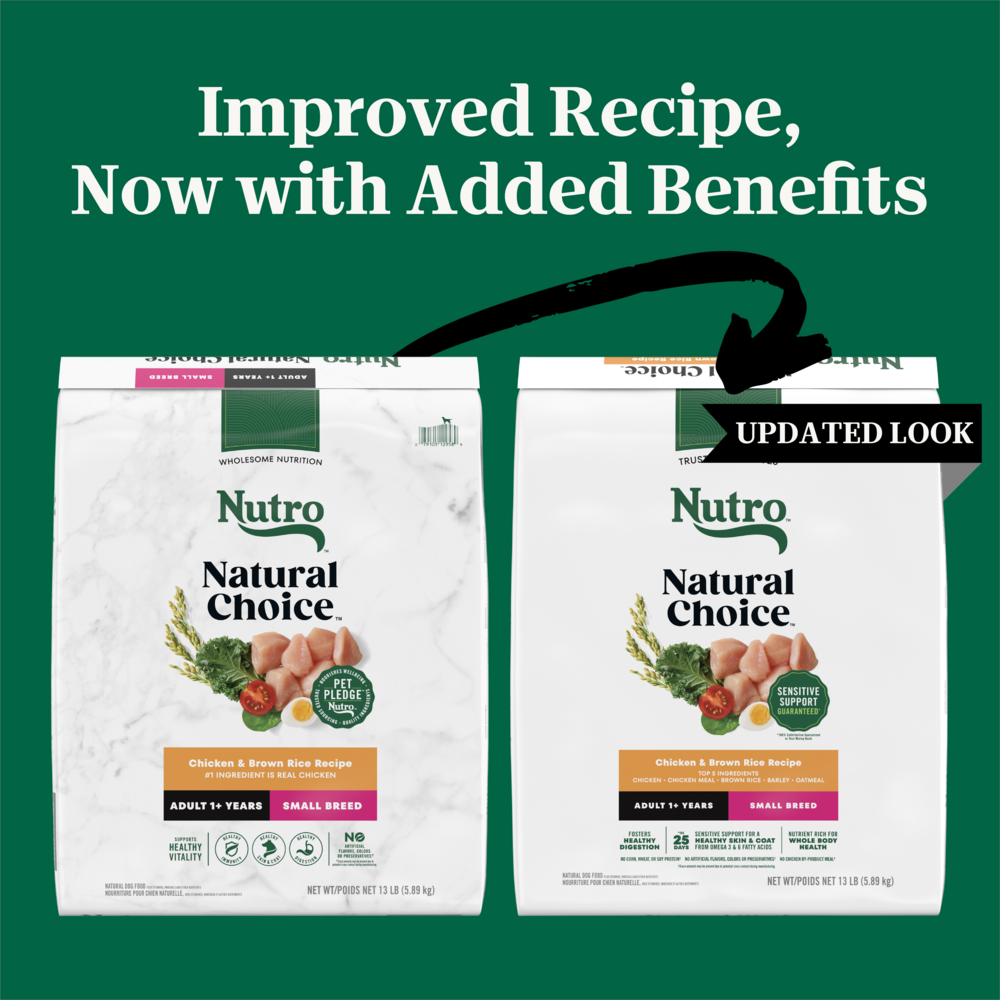 Nutro Wholesome Essentials Small Breed Adult Farm-Raised Chicken, Brown Rice & Sweet Potato Dry Dog Food