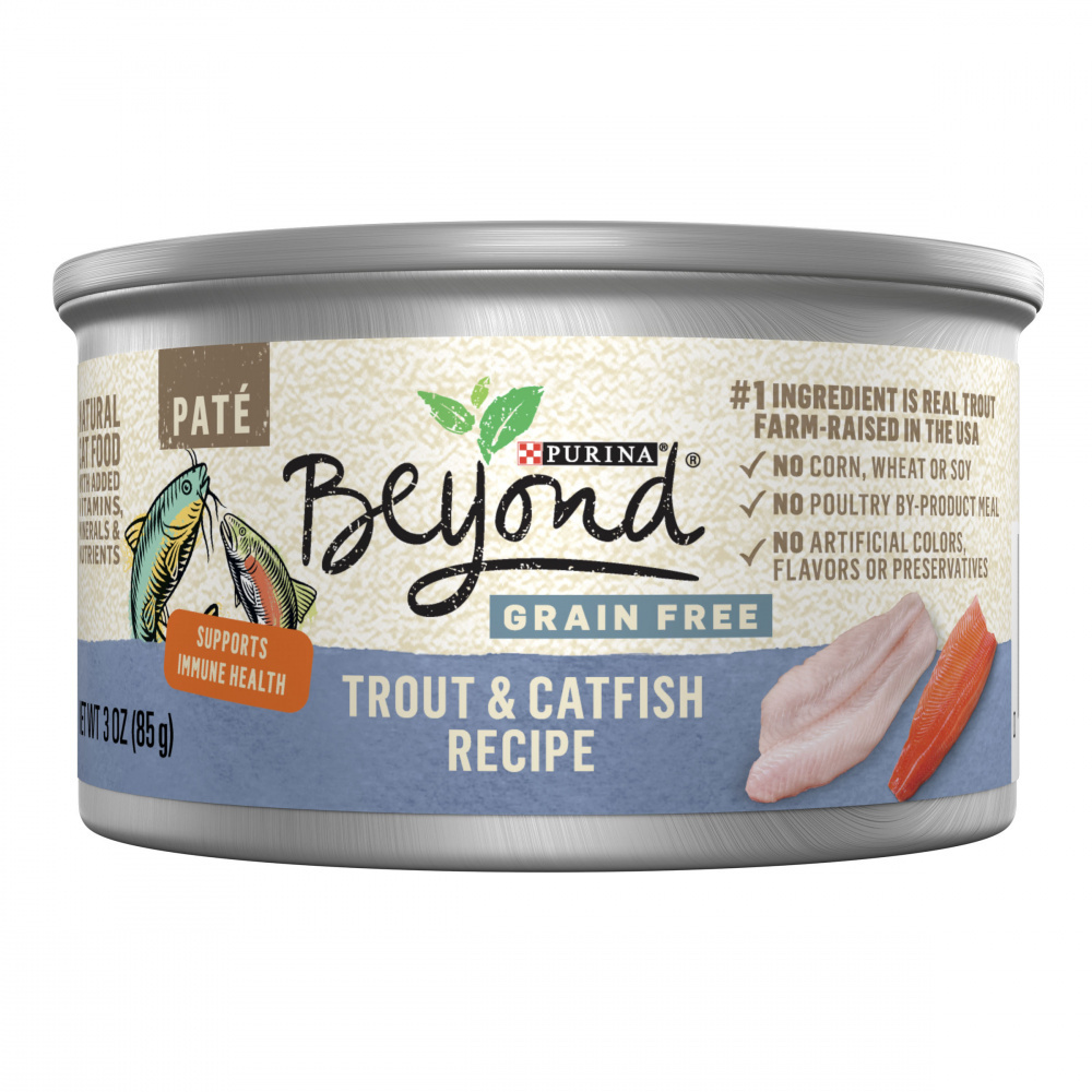 Purina Beyond Grain Free Trout Catfish Pate Recipe Canned Cat Food Lees Feed Western