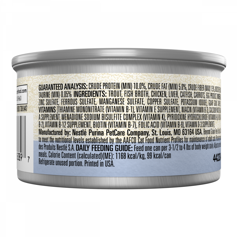 Purina Beyond Grain-Free Trout & Catfish Pate Recipe Canned Cat Food