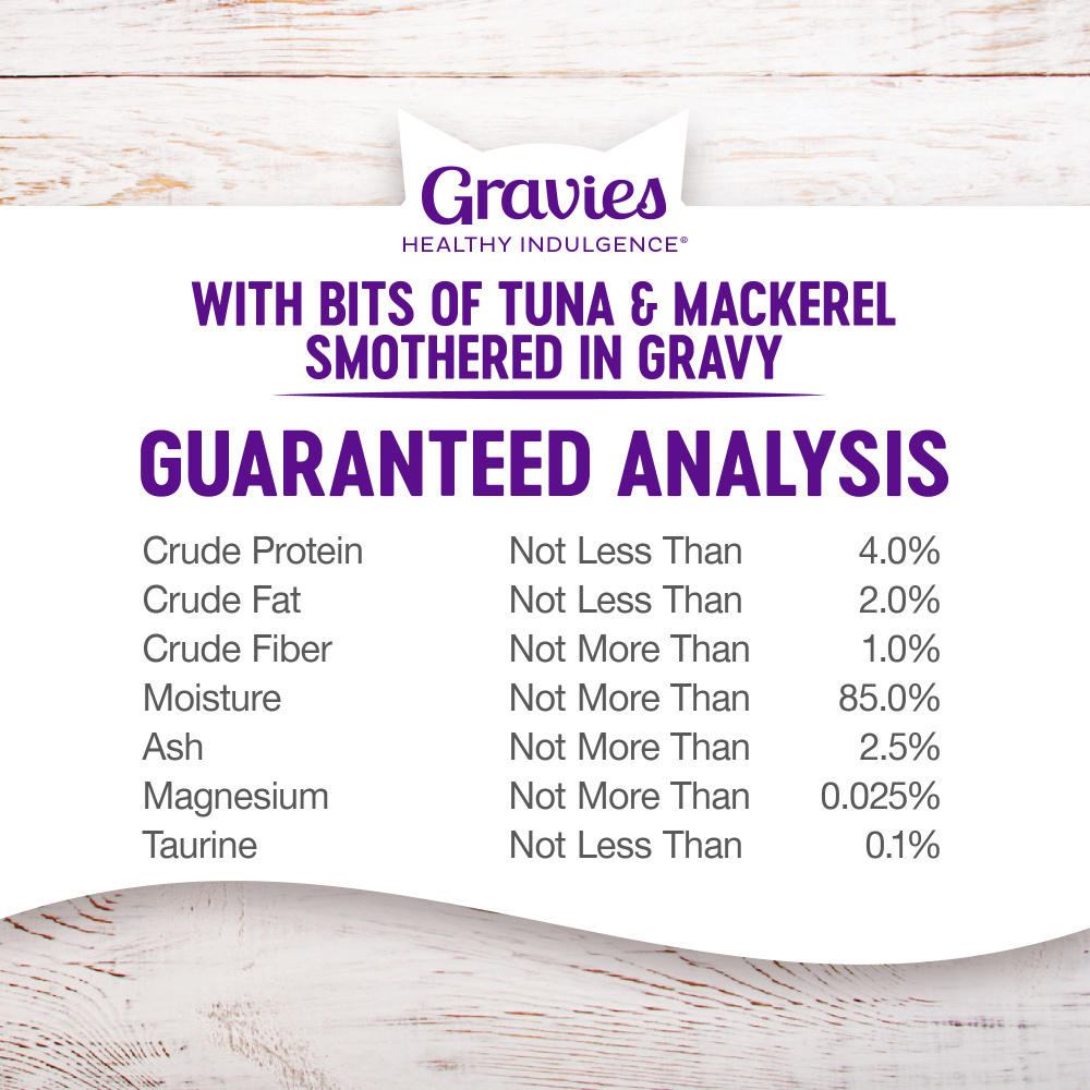 Wellness Healthy Indulgence Natural Grain Free Gravies with Tuna and Mackerel in Gravy Cat Food Pouch