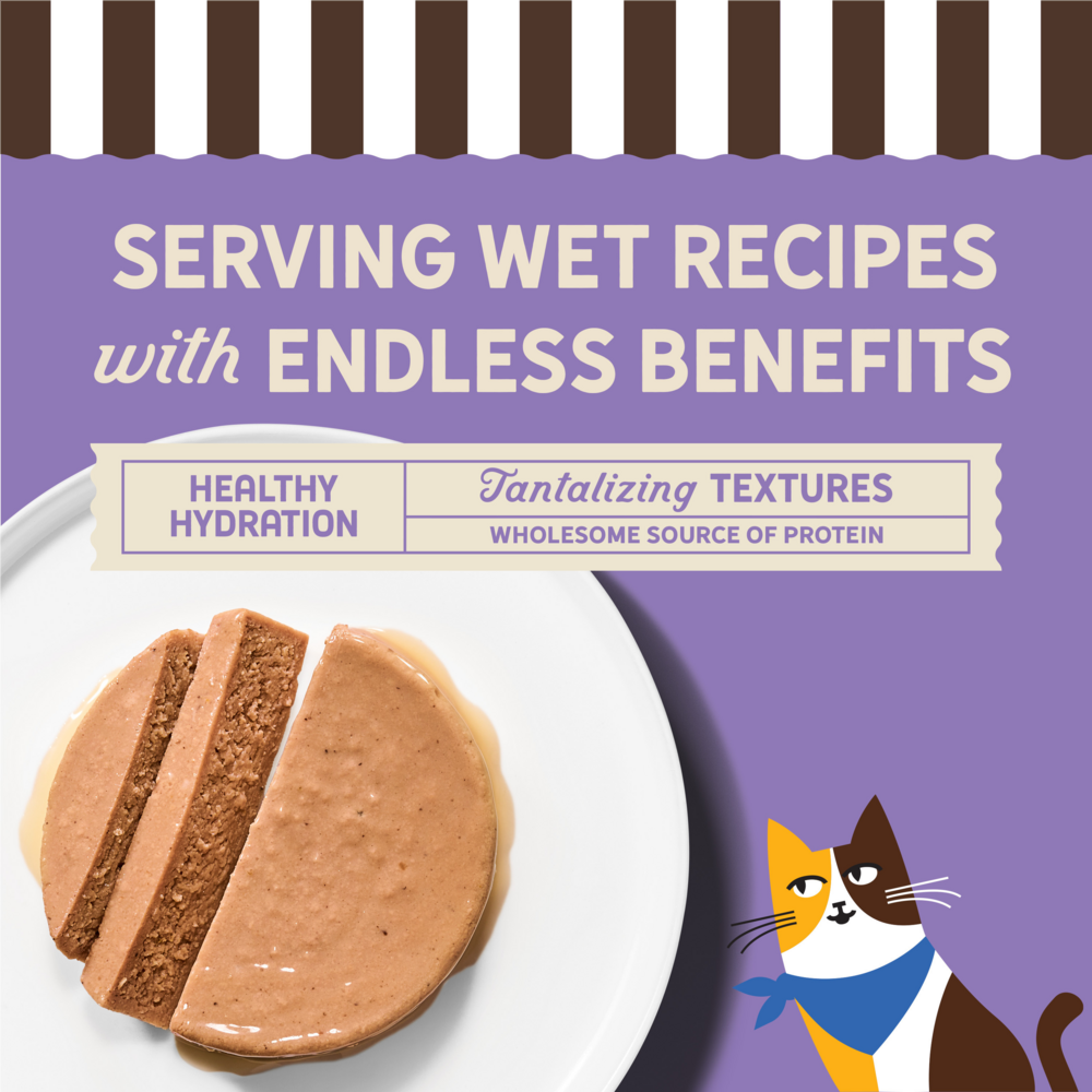 Merrick Purrfect Bistro Grain Free Rabbit Pate Canned Cat Food