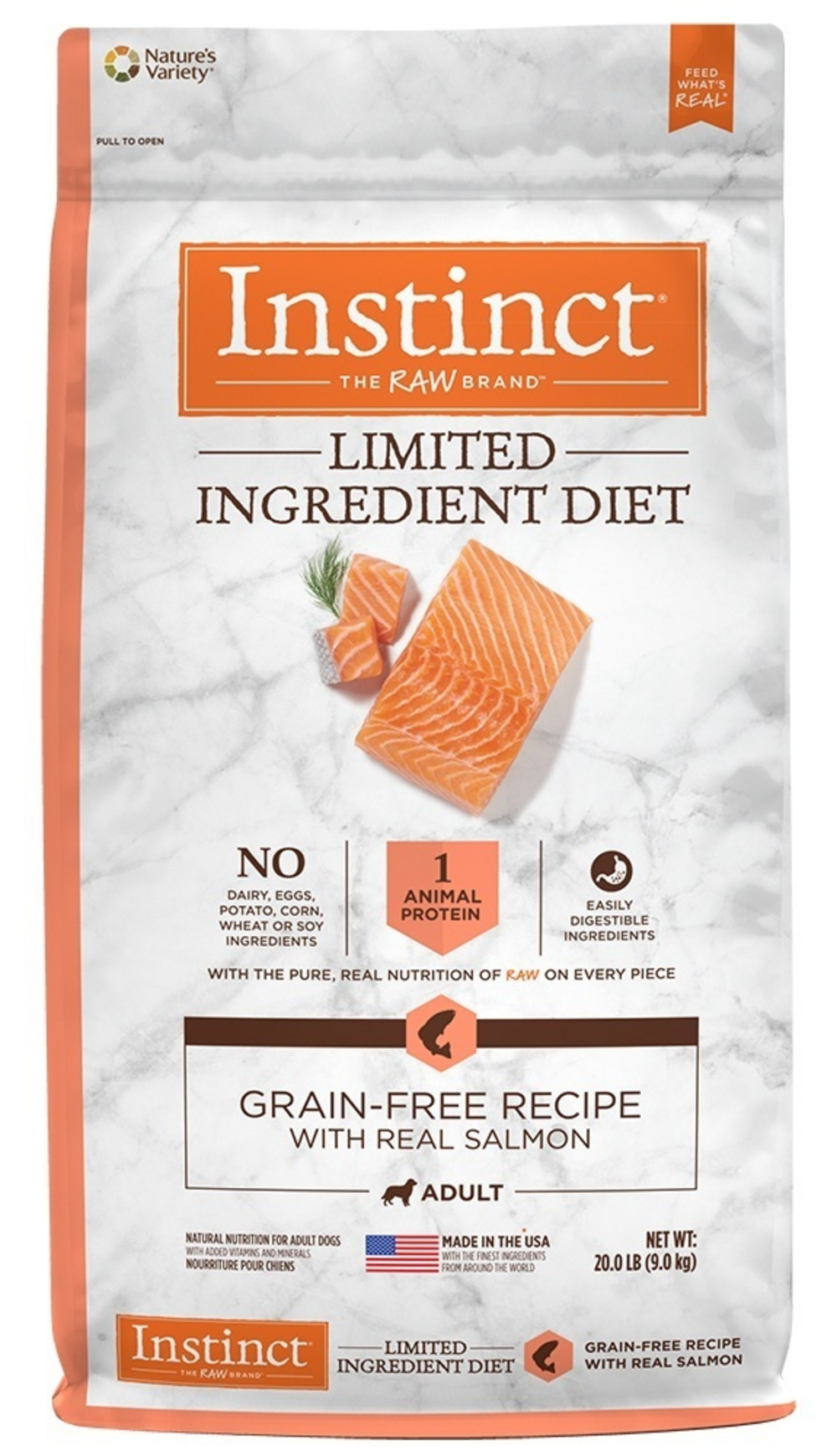 Instinct Limited Ingredient Diet Grain Free Salmon Dry Dog Food