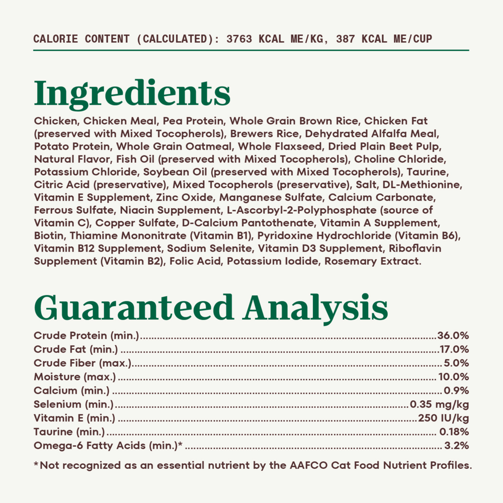 Nutro Wholesome Essentials Senior Cat Chicken and Brown Rice Dry Cat Food