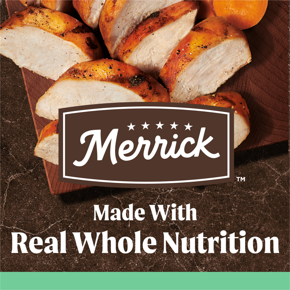 Merrick Senior Dry Dog Food Real Chicken Sweet Potato Grain Free Dog Lees Feed Western