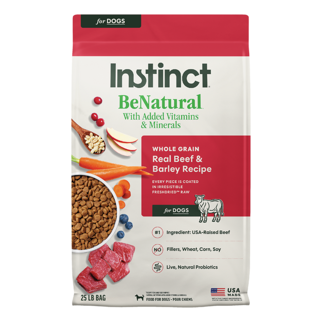 Instinct Be Natural Beef and Barley Dry Dog Food