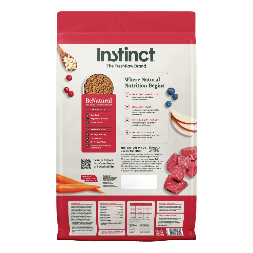 Instinct Be Natural Beef and Barley Dry Dog Food