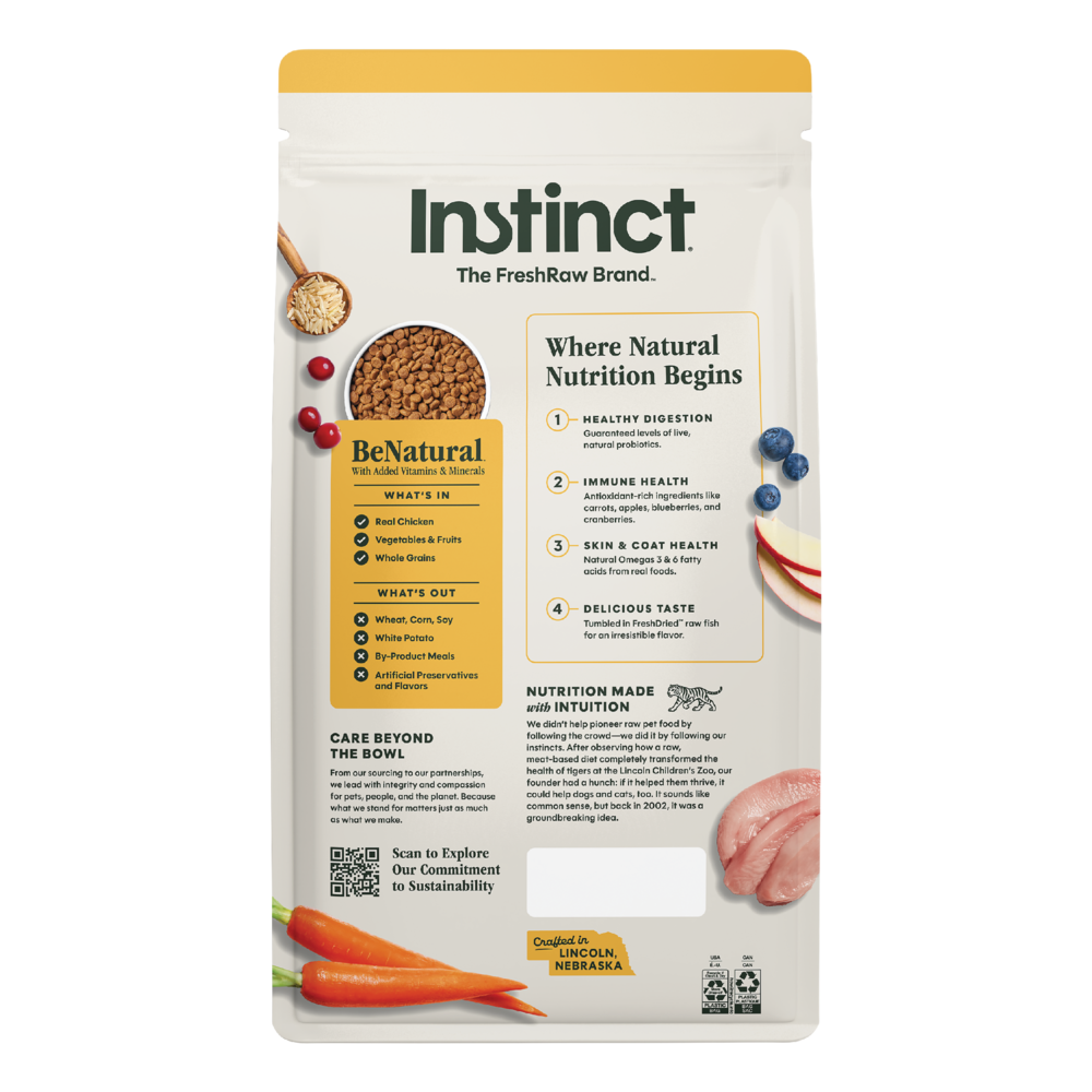 Instinct Be Natural Chicken and Brown Rice Dry Dog Food