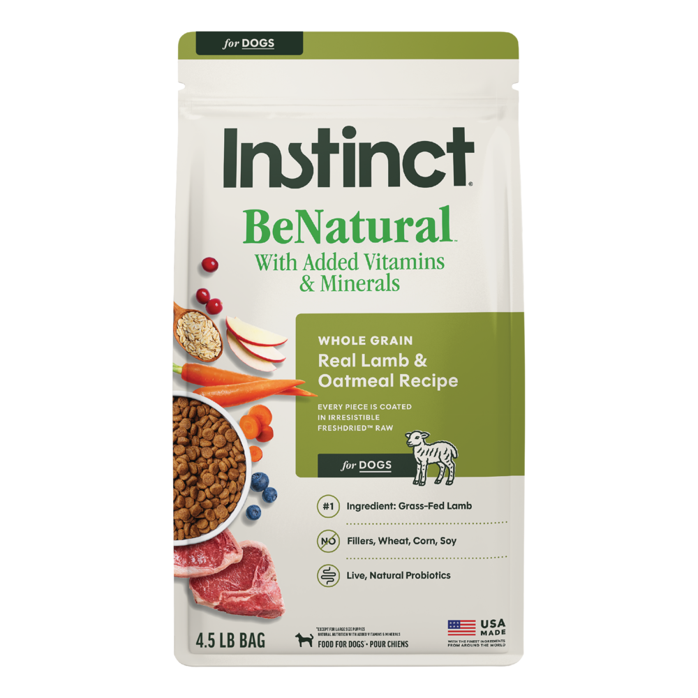 Instinct Be Natural Lamb and Oatmeal Dry Dog Food