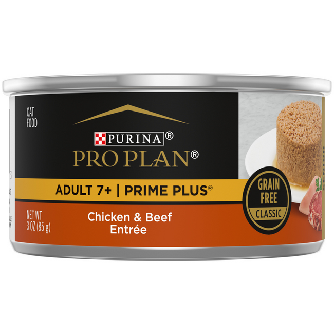 ProPlan Prime Plus Chicken and Beef Senior 7+ Wet Cat Food