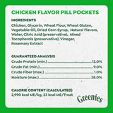 Greenies Pill Pockets Canine Chicken Flavor Dog Treats