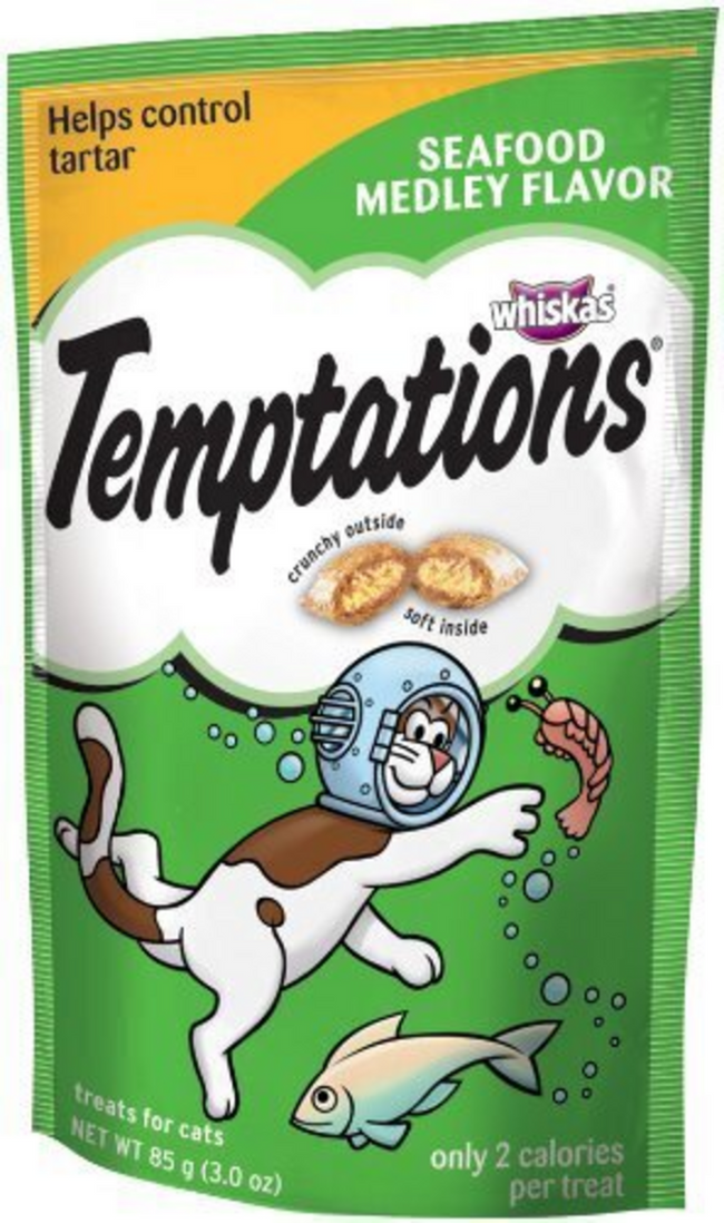 Temptations Seafood Medley Cat Treats