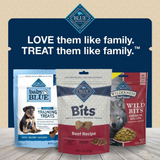 Blue Buffalo Bits Tender Beef Natural Soft Moist Training Dog Treats