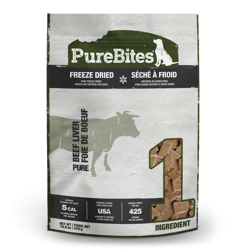 PureBites Freeze Dried Beef Liver Dog Treats