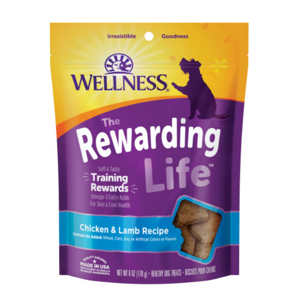Wellness Natural Grain Free Rewarding Life Chicken & Lamb Dog Treats
