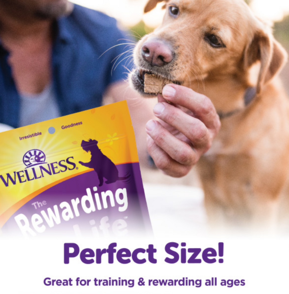 Wellness Rewarding Life Soft & Chewy Dog Treats Grain Free Chicken & Venison