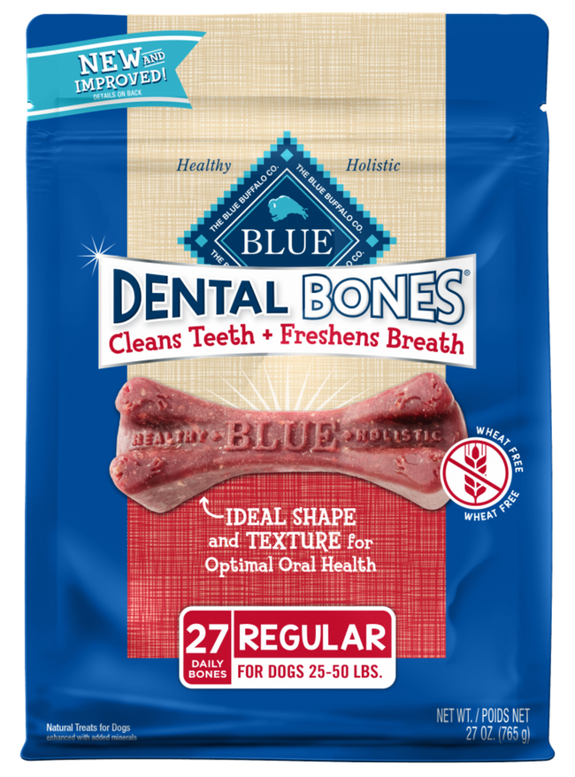 Blue Buffalo Blue All Natural Dental Bones Dog Treats