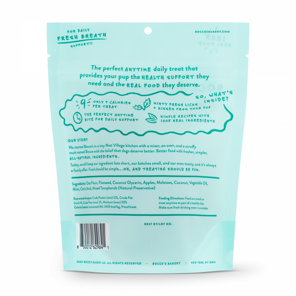 Bocce's Bakery Brushy Bites Soft & Chewy Dog Treats