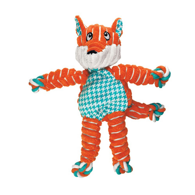 Kong Floppy Knots Fox Dog Toy