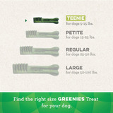 Greenies Adult Natural Dental Dog Treats Teenie Size, Original Flavor