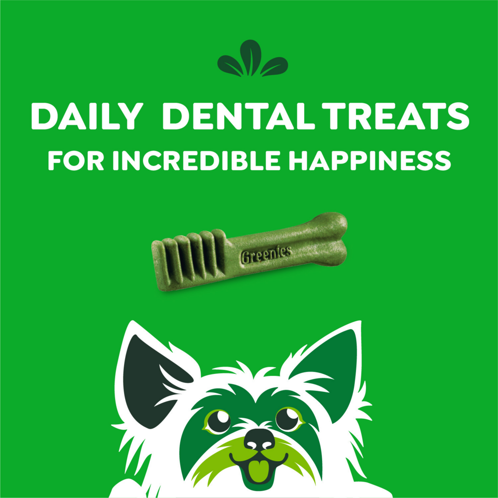Greenies Adult Natural Dental Dog Treats Teenie Size, Original Flavor