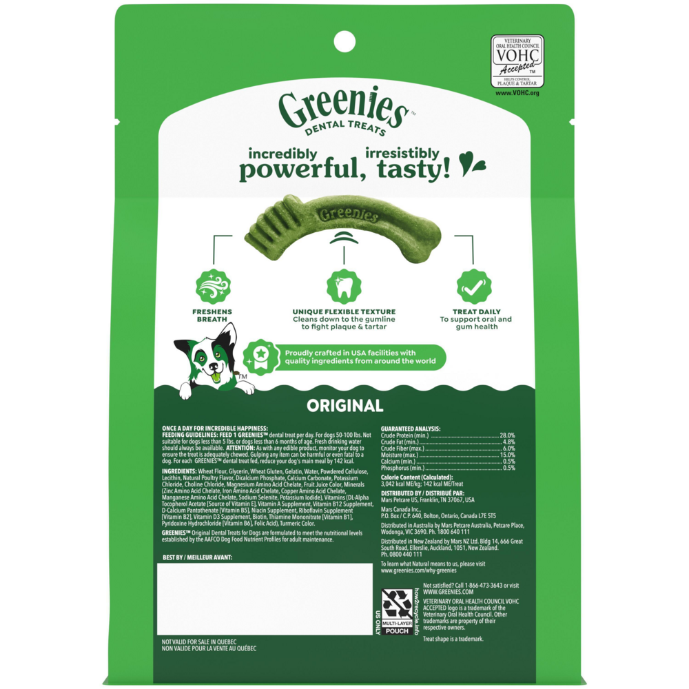 Greenies Original Dental Dog Chews Large
