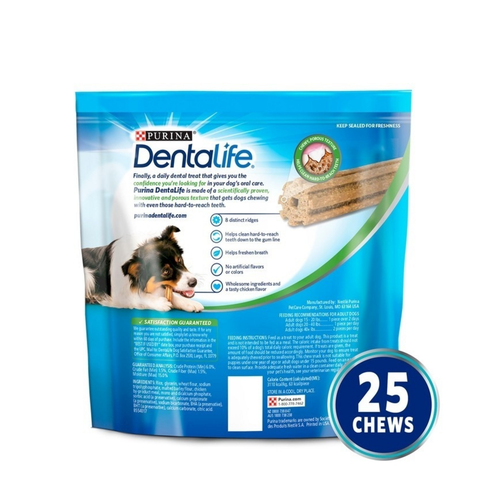 Dentalife Daily Oral Care Adult Small & Medium Breed Chicken Dog Treats