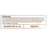 Merrick Fresh Kisses Coconut Oil and Botanics Dental Dog Chews Small