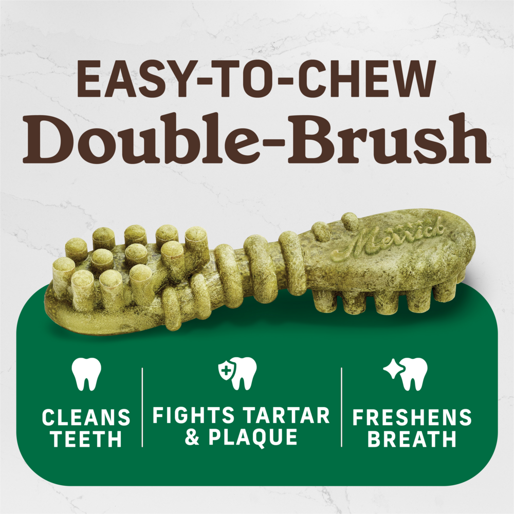 Merrick Fresh Kisses Mint Dental Dog Chews Extra Small
