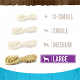 Merrick Fresh Kisses Mint Dental Dog Chews Large