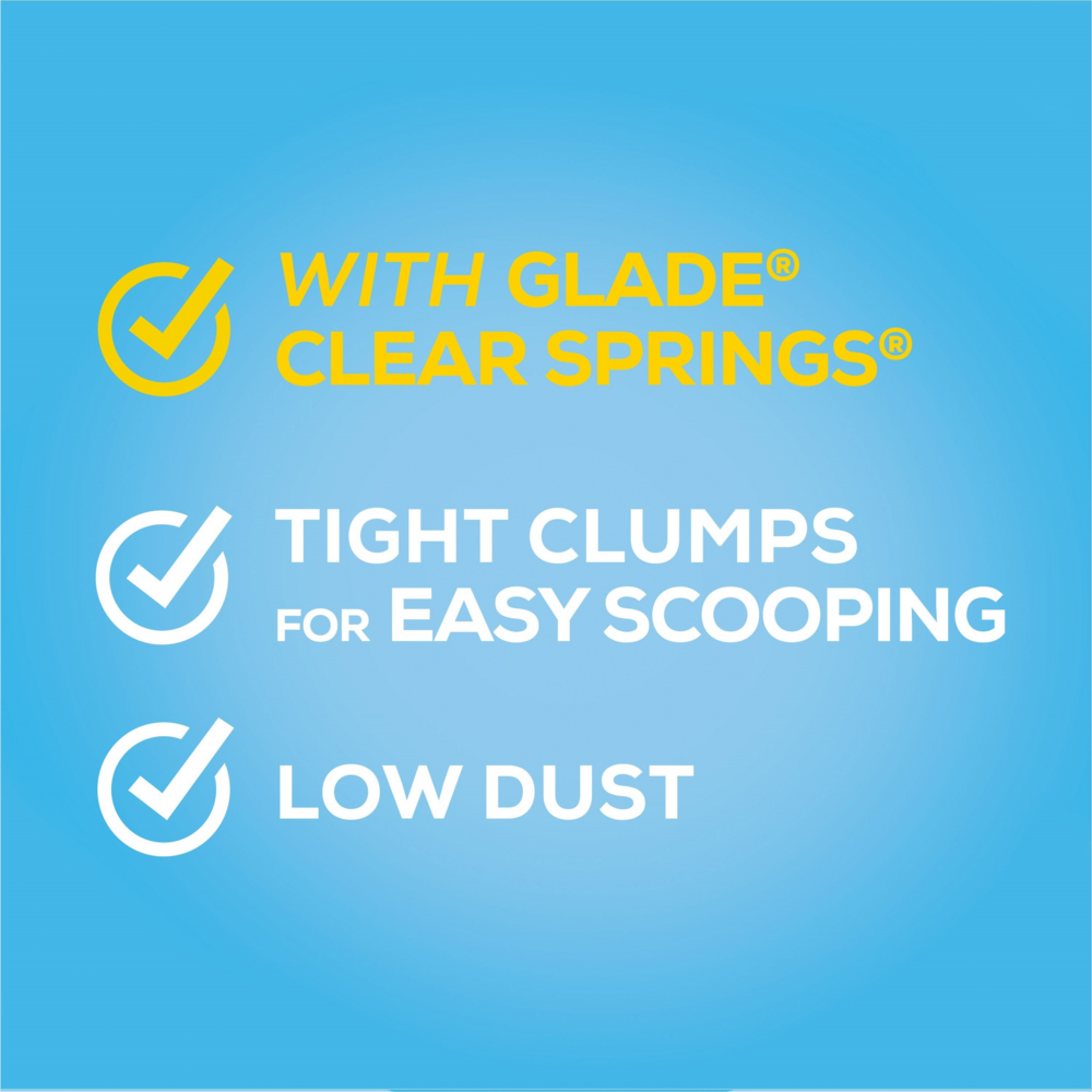 Tidy Cats Clumping Multi Cat Litter, Glade Clear Springs