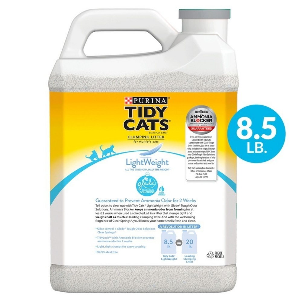 Purina tidy cats with glade tough odor solutions clear springs clumping cat litter hotsell