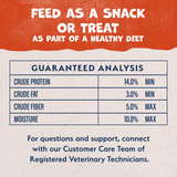 Natural Balance Rewards Crunchy Biscuits Dog Treats for Small Breeds with Real Salmon