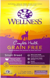 Wellness Complete Health Grain Free Small Breed Deboned Turkey, Chicken Meal and Salmon Meal Recipe Dry Dog Food