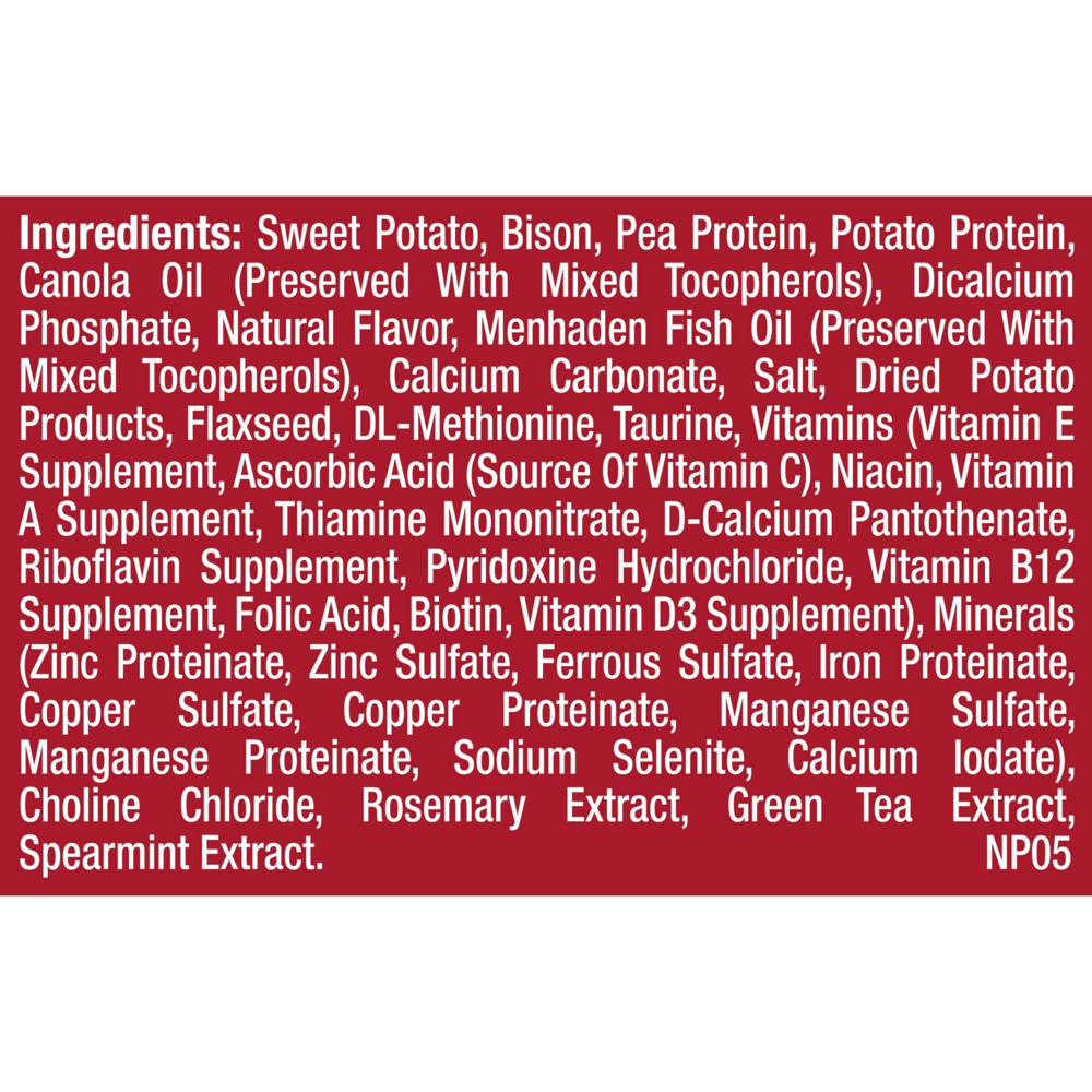 Natural Balance Limited Ingredient Reserve Grain Free Dry Dog Food, Sweet Potato & Bison Recipe