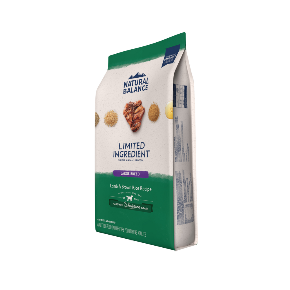 Natural Balance Limited Ingredient Dry Dog Food, Large Breed Lamb & Brown Rice Recipe