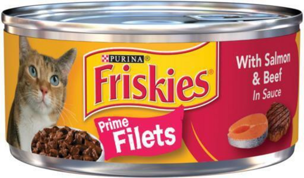 Friskies Prime Filets Salmon & Beef in Sauce Wet Cat Food