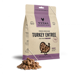 Vital Essentials Freeze Dried Grain Free Turkey Mini Nibs Entree for Dogs Food