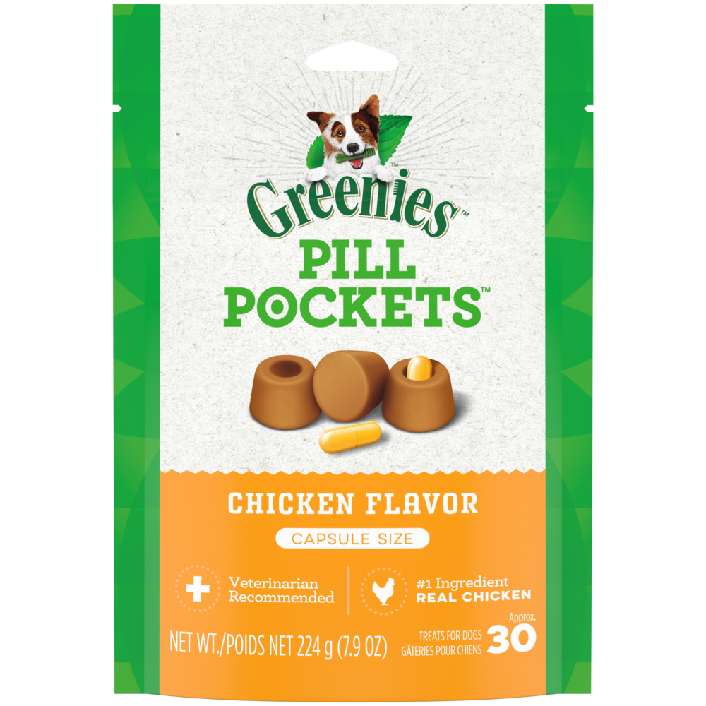 Greenies Pill Pockets Canine Chicken Flavor Dog Treats