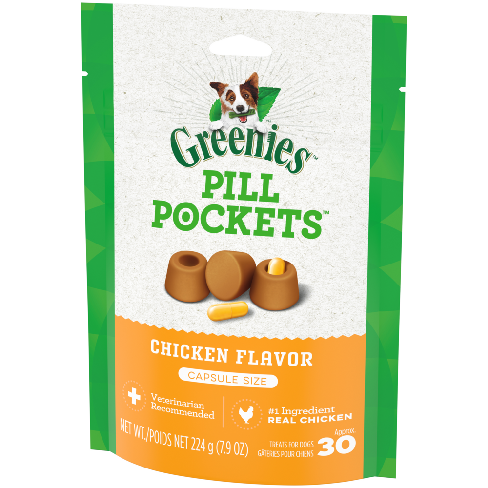 Greenies Pill Pockets Canine Chicken Flavor Dog Treats