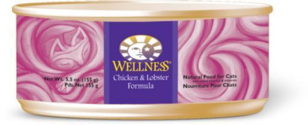 Wellness Complete Health Pate Chicken and Lobster Dinner Wet Cat Food
