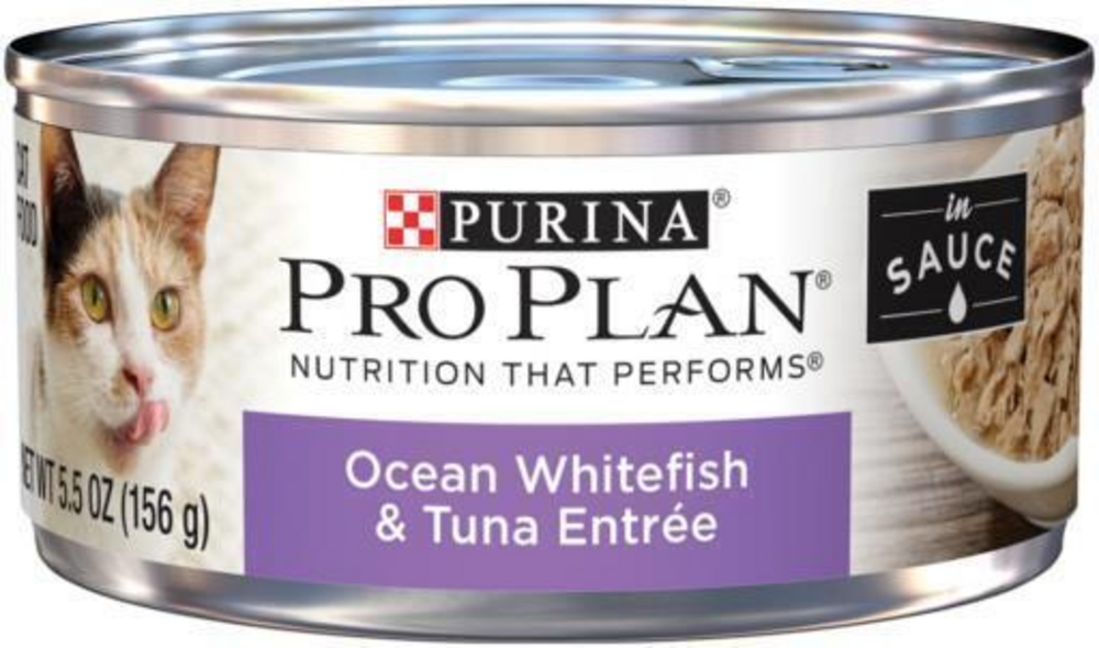 ProPlan Ocean Whitefish and Tuna in Sauce Wet Cat Food