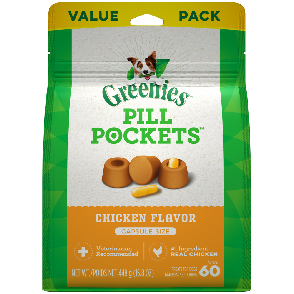 Greenies Pill Pockets Canine Chicken Flavor Dog Treats