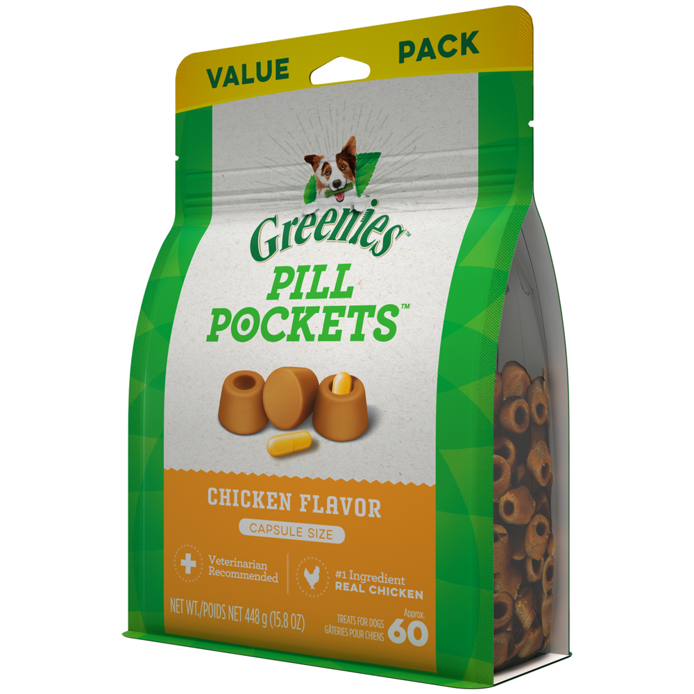 Greenies Pill Pockets Canine Chicken Flavor Dog Treats