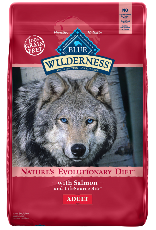 Blue Buffalo Wilderness Grain Free Salmon Recipe Dry Dog Food