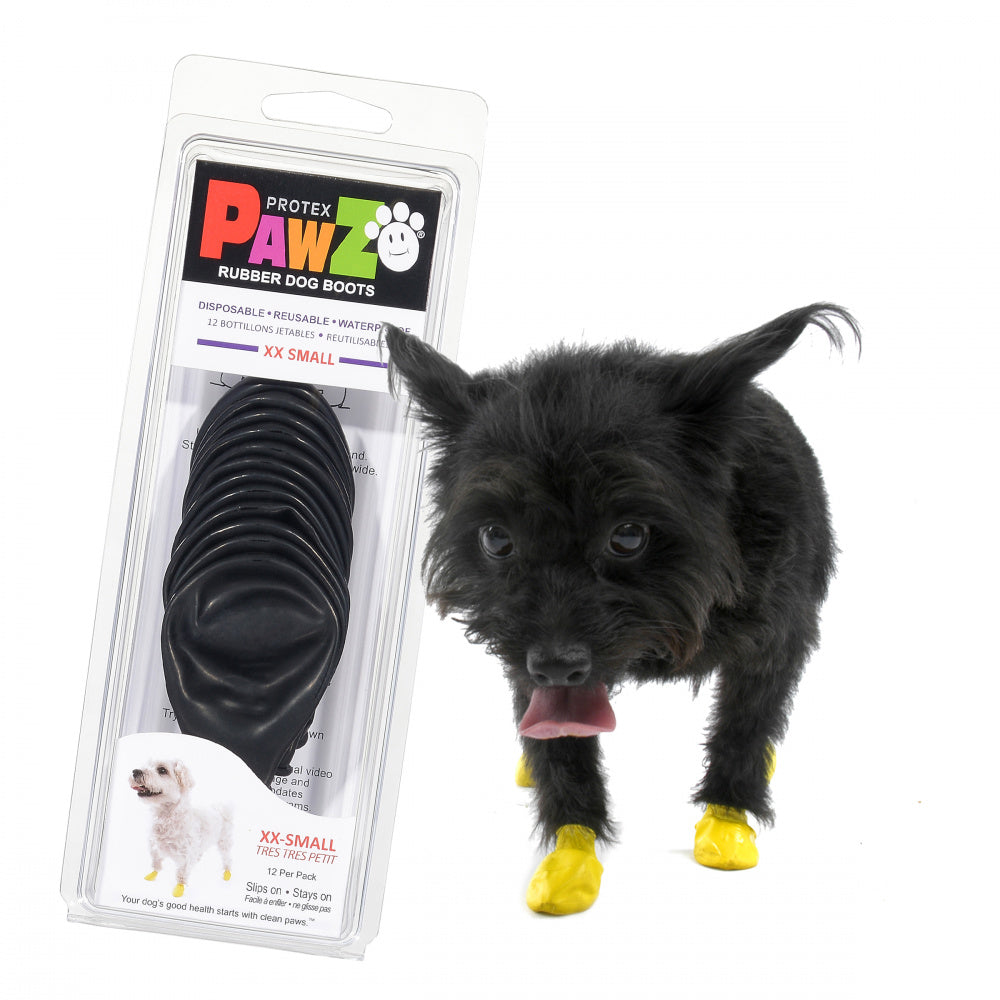Pawz Black Dog Boots