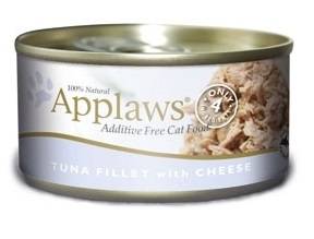 Applaws Additive Free Tuna Fillet with Cheese Canned Cat Food