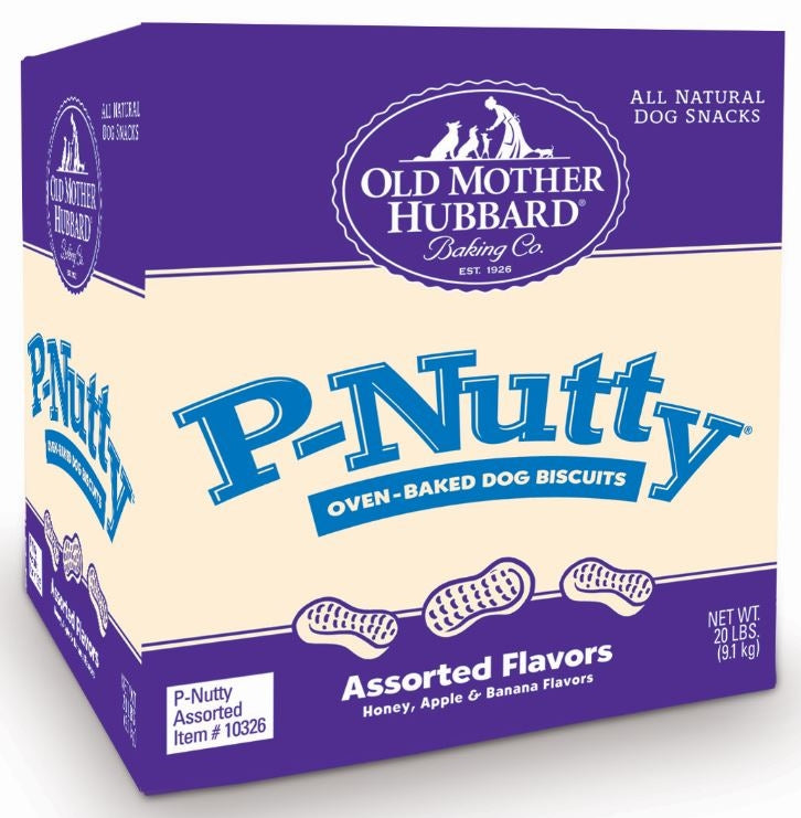 Old Mother Hubbard Crunchy Classic Natural P-Nutty Assorted Flavor Dog Biscuits Old Mother Hubbard Crunchy Classic Natural P-Nutty Assorted Flavor Dog Biscuits